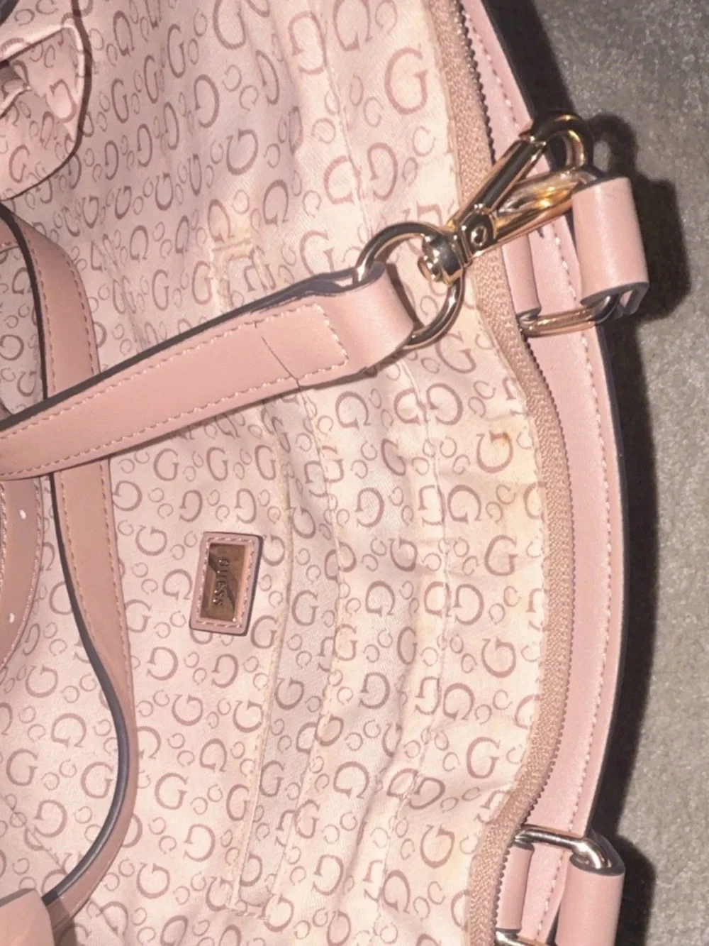 GUESS Blush Pink Embossed Leather purse